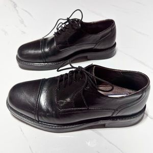 Roland Cartier Black Lace Up Leather Dress Shoes Size 31 US 9